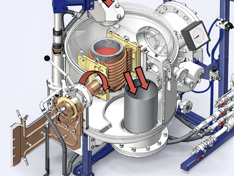 Vacuum casting equipment example 2
